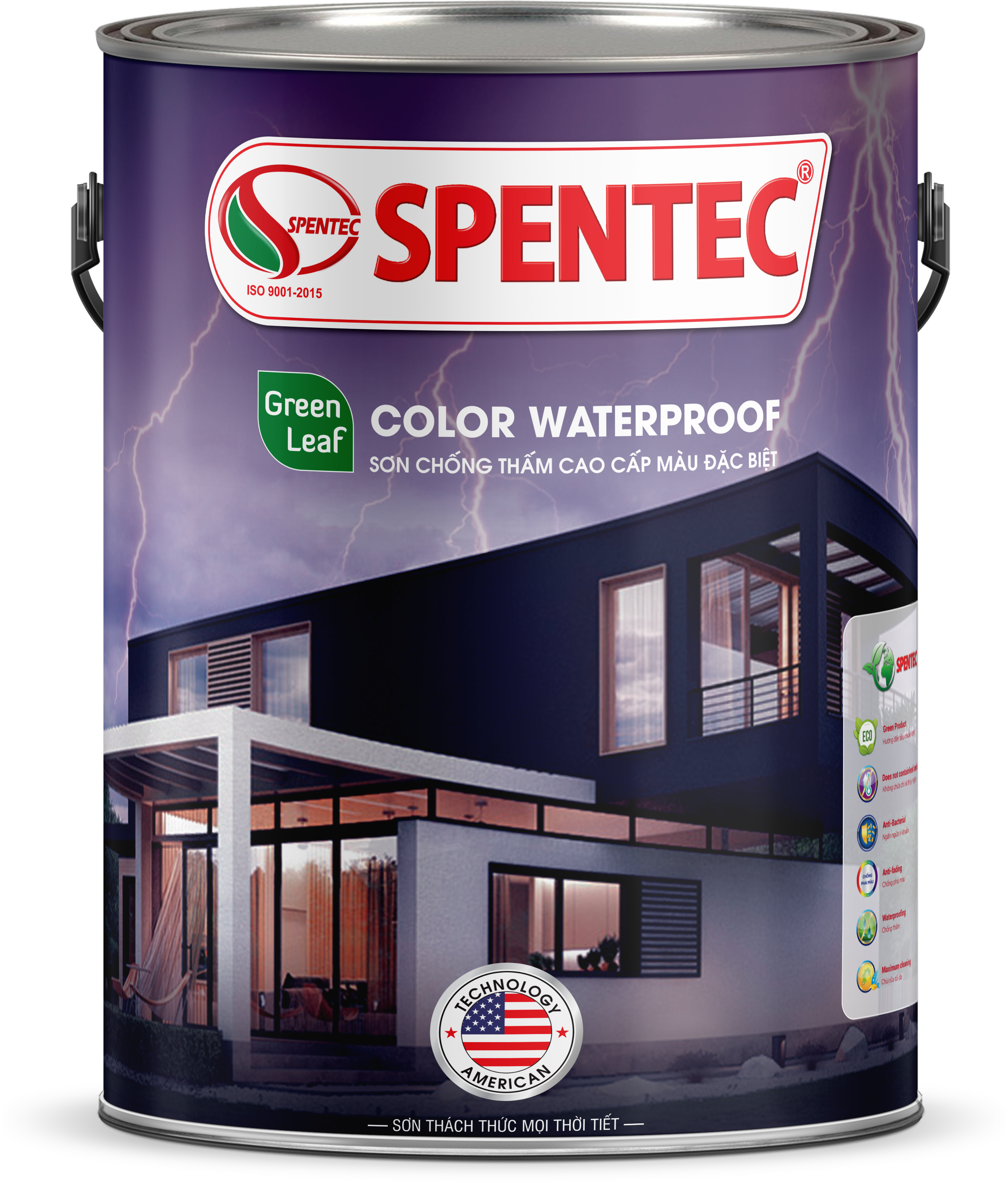 SƠN CHỐNG THẤM MÀU CAO CẤP ĐẶC BIỆT - COLOR WATERPROOF